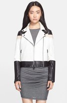 Thumbnail for your product : Haute Hippie Colorblock Leather Jacket