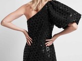 Thumbnail for your product : Aje Motocyclette Embellished Asymmetric Mini Dress