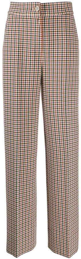 tailored plaid pants