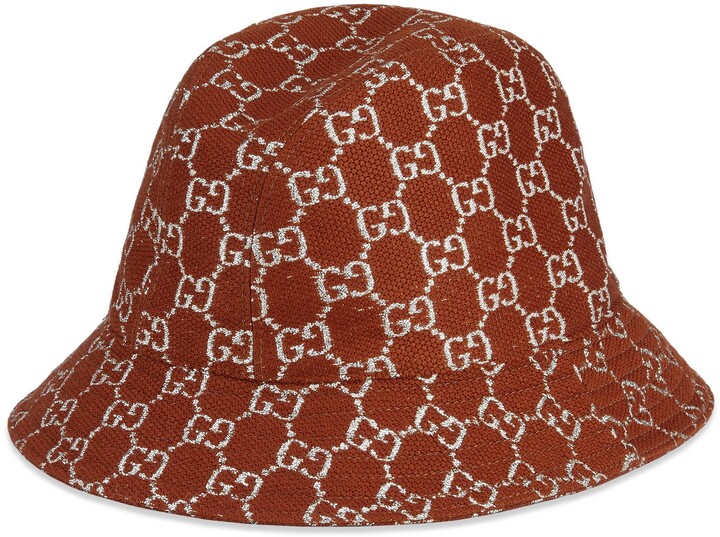 Gucci GG lame bucket hat ShopStyle