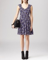 Thumbnail for your product : Reiss Dress - Allegra Abstract Print Silk