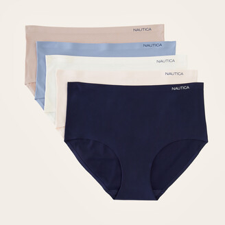 Nautica Girls' Underwear - Stretch Cotton Briefs (5 Pack)