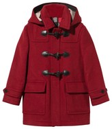 Thumbnail for your product : Burberry Windsor Red Wool Duffle Coat with Heart Lining