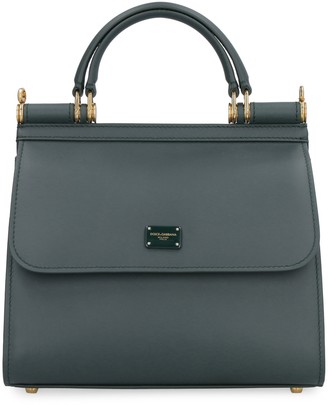 Dolce & Gabbana Sicily 58 Small Leather Handbag