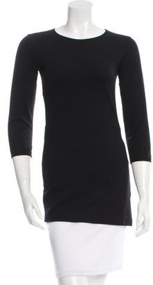 Narciso Rodriguez Wool-Blend Long Sleeve Top