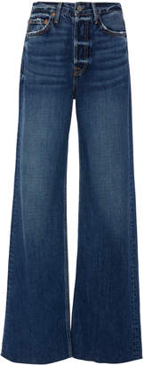 GRLFRND Denim Denim Carla High-Rise Flared Jeans