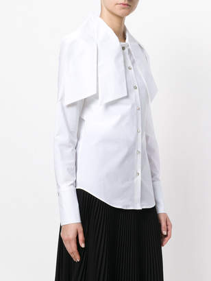 Balossa White Shirt tab detail shirt