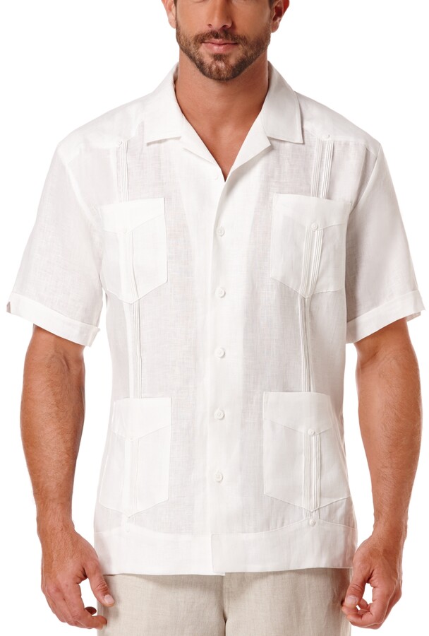 short linen shirt for men casual resort attire