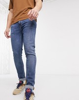 Thumbnail for your product : Nudie Jeans Skinny Lin skinny fit jeans in dark blue navy