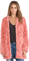 Thumbnail for your product : MinkPink Powder Room Faux Fur Jacket