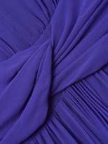 Thumbnail for your product : AMUR Cassandra Silk Deep-V Gown