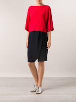 Thumbnail for your product : Sonia Rykiel Sonia by Three Quarter Sleeve Cropped Flare Knit