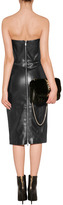 Thumbnail for your product : Michael Kors Leather Bustier Dress in Black