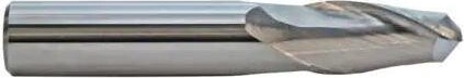 M.A. Ford M. A. FORD 15012500 Tuffcut Gp 2 Flute Ball Nose End Mill, 1/8