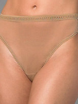 Thumbnail for your product : OnGossamer High-Cut Mesh Brief