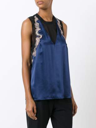 3.1 Phillip Lim embroidered tank top