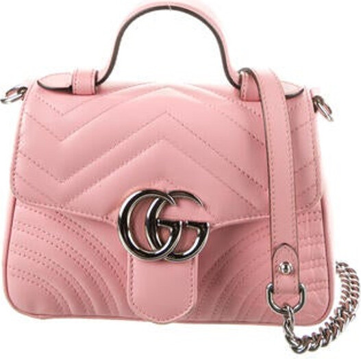 Gucci GG Marmont Matélasse Mini Top Handle Bag ShopStyle