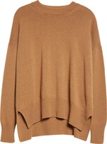 Thumbnail for your product : Jil Sander Slouchy Crewneck Cashmere Sweater