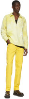 Thumbnail for your product : Helmut Lang Yellow Half-Zip Sweatshirt