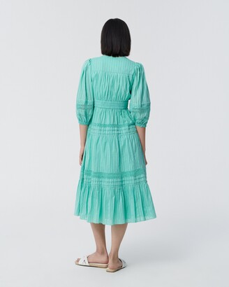 Diane von Furstenberg Camille Cotton-Jacquard Dress