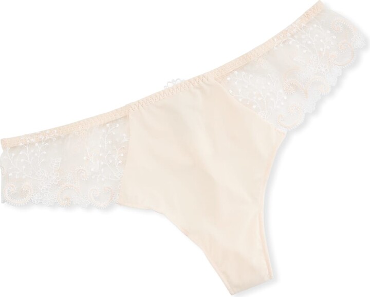Delice Lace Mesh Thong
