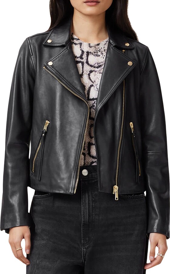 AllSaints Dalby Leather Biker Jacket