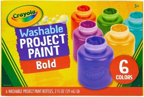 Crayola 6ct Washable Project Paint
