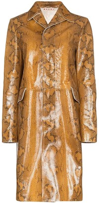 Marni Snakeskin-print Coat