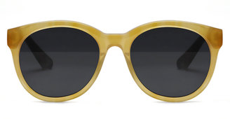 Elizabeth and James Foster Round Acetate Sunglasses, Yellow