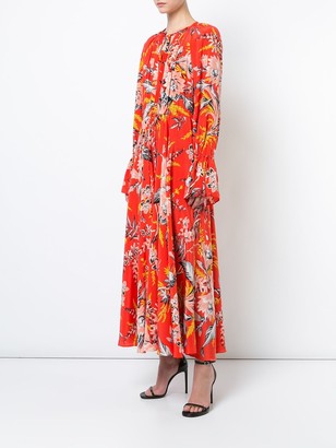 Dvf Diane Von Furstenberg Bethany cinch sleeve maxi dress
