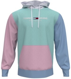 Tommy Hilfiger Men's Tommy Jeans Pastel Capsule Colorblocked Hoodie -  ShopStyle