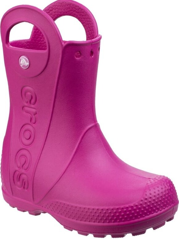 Crocs Childrens/Kids It Rain Boots (Candy Pink) - Pink - Girls' Shoes