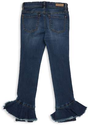 Blank NYC Girl's Ruffle Flare Jeans