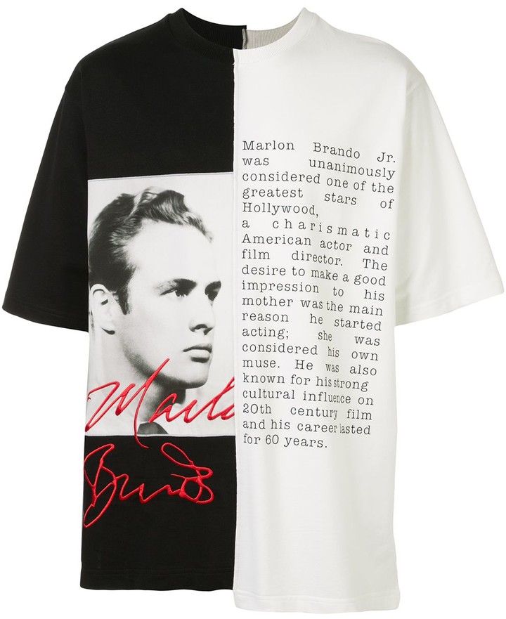 Dolce & Gabbana Marlon Brando two-tone T-shirt - ShopStyle