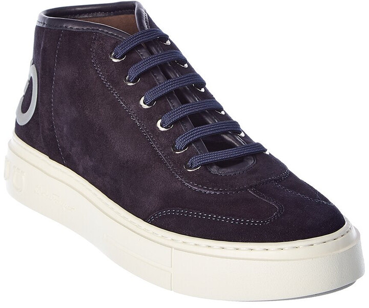 Ferragamo Angel Suede Sneaker ShopStyle
