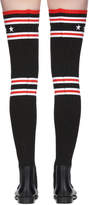 Thumbnail for your product : Givenchy Black Over-the-Knee Sock Rain Boots