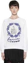 Lanvin Embellished Heavy Cotton Sweatshirt