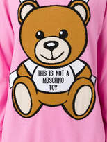 Thumbnail for your product : Moschino toy bear paper cut out sweater dress