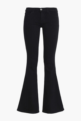 Current/Elliott The Low Bell Low-rise Flared Jeans