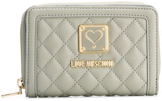 Love Moschino quilted wallet - women - Polyurethane/Metal (Other) - One Size