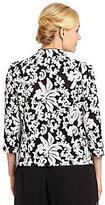 Thumbnail for your product : Alex Evenings Plus Sequined Floral Jacket