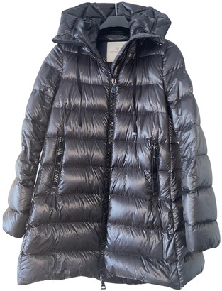 Moncler Long Anthracite Coat for Women