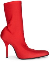 Thumbnail for your product : Balenciaga Round Knit Stiletto Ankle Boots