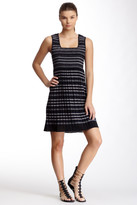 Thumbnail for your product : Max Studio Sleeveless Engineered Stripe Dress