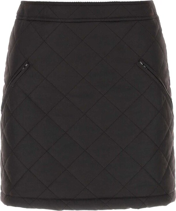 Burberry Diamond Quilted Mini Skirt