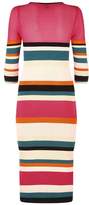 Thumbnail for your product : Pinko Stripe Print Midi Dress