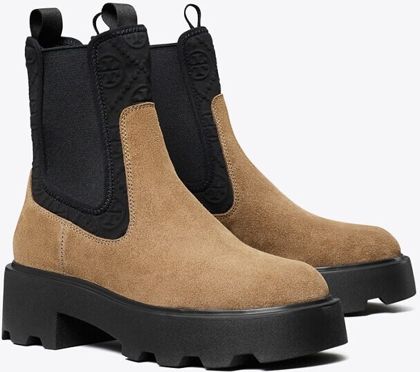 T Monogram Chelsea Lug Boot