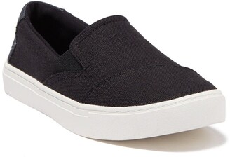 toms luca slip on black