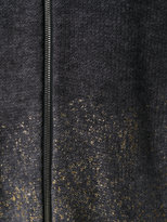 Thumbnail for your product : Avant Toi cashmere zip-up splash print cardigan