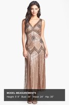 Thumbnail for your product : Pisarro Nights Beaded Mesh Gown